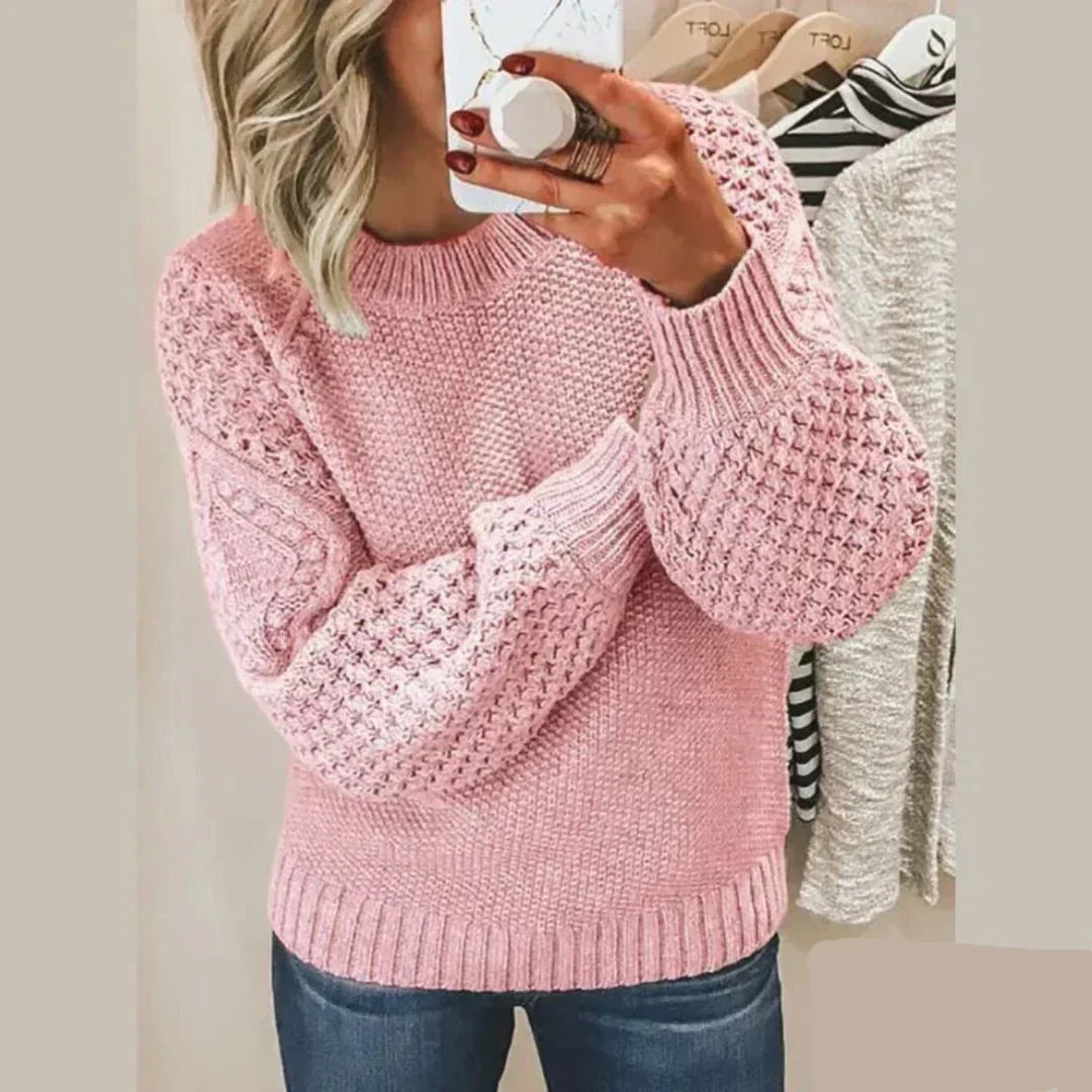 Maglione da donna Kayla - Classico, morbido ed elegante maglione di lana con maniche lunghe