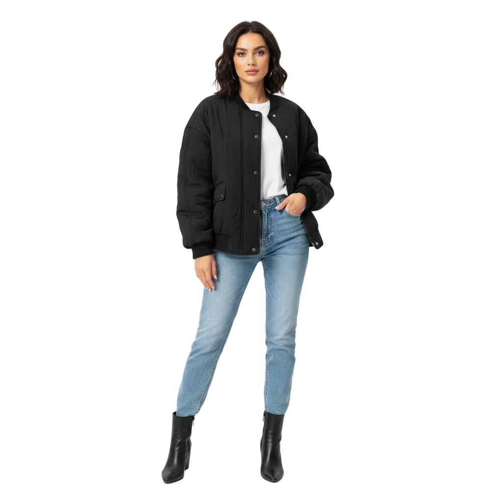 Christelle Μπουφάν Bomber Γυναικείο Επενδεδυμένο – Χαλαρή Γραμμή, Ελαφρύ & Διαχρονικό Στυλ