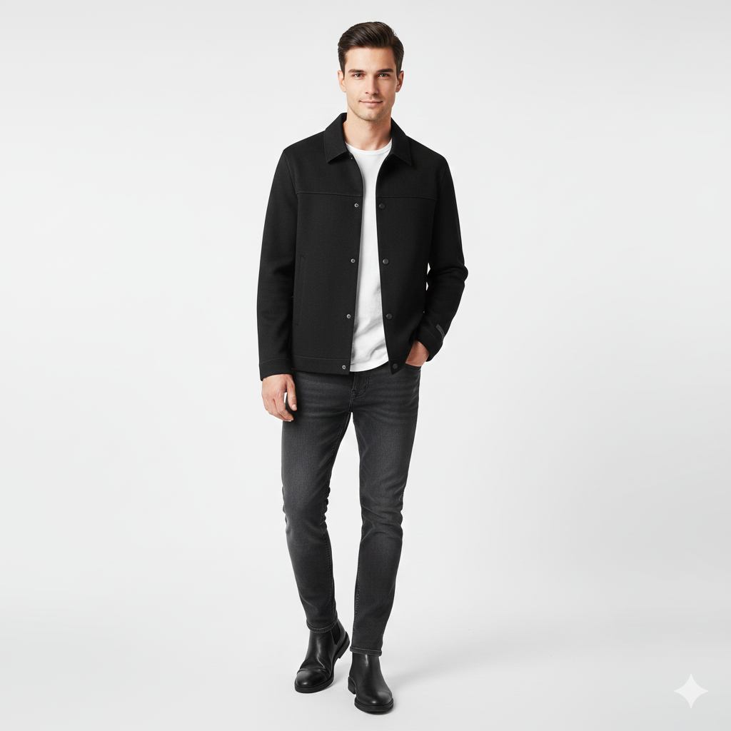 Hudson Pánsky Vlnený Kabát Priliehavý – Moderný Dizajn & Nadčasová Elegancia