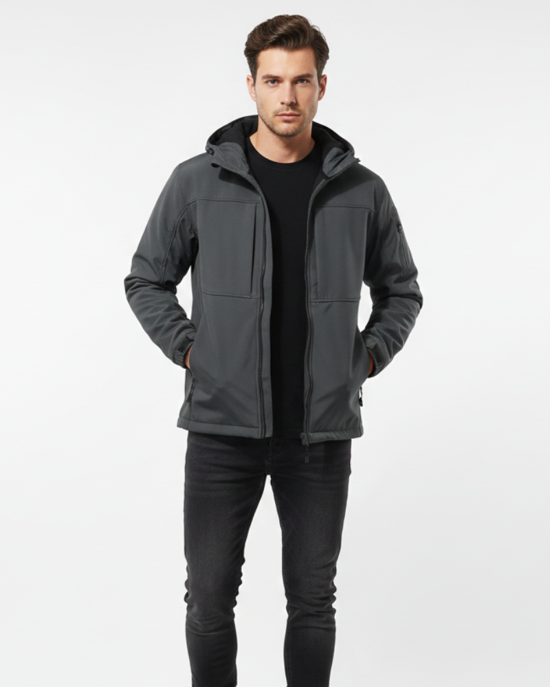 Hudson Piumino Uomo con Cappuccio – Giacca Puffer Invernale Isolante con Chiusura Lampo