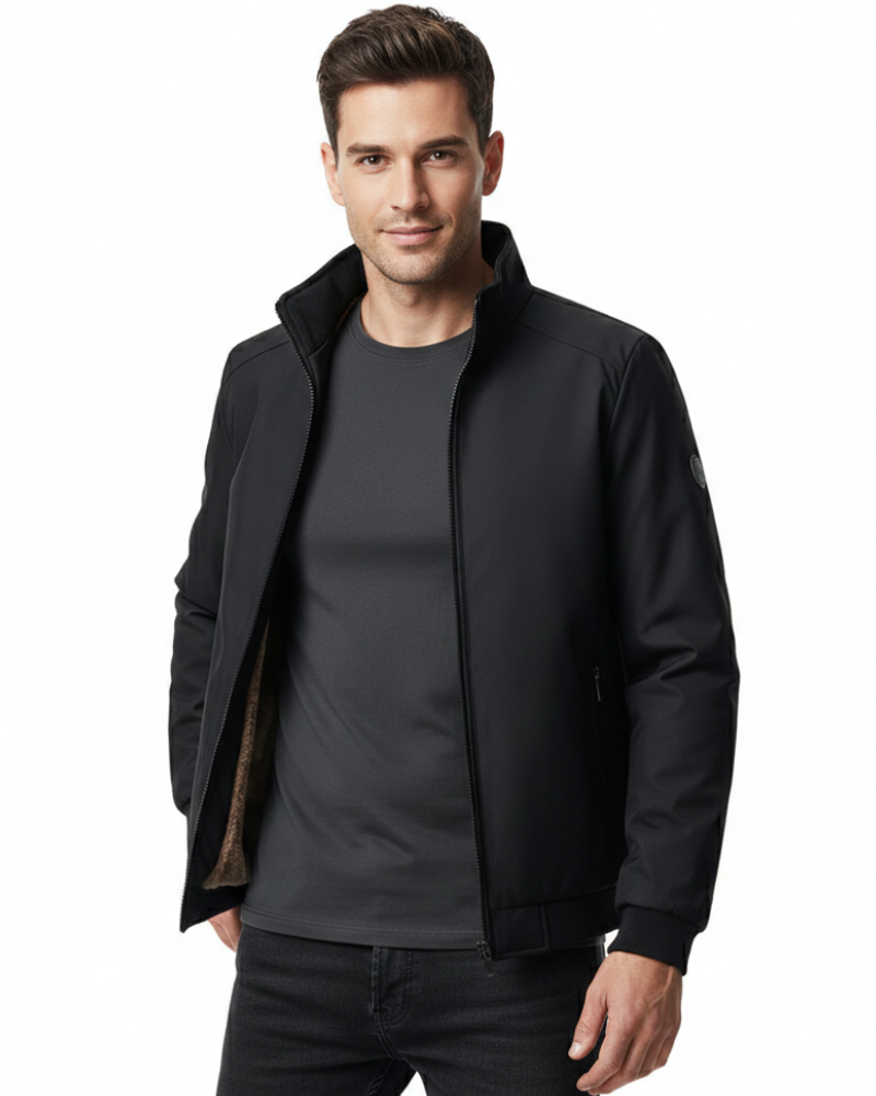 Declan Muška Zimska Jakna Podstavljena Flisom – Topla, Odpornna na Vodu i Prozračna