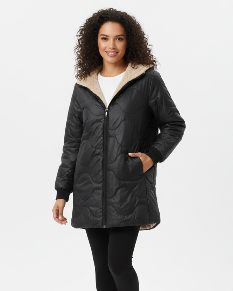 Brielle Cotton Hooded Jacket for Women – Zip Closure, Everyday Comfort & Casual Style