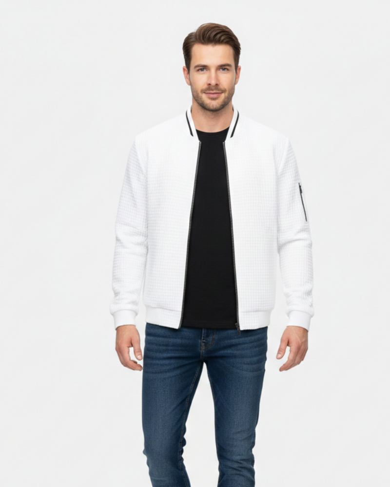 Zykellion Vestă cu fermoar pentru bărbați – Cardigan fin tricotat cu stil elegant și versatil