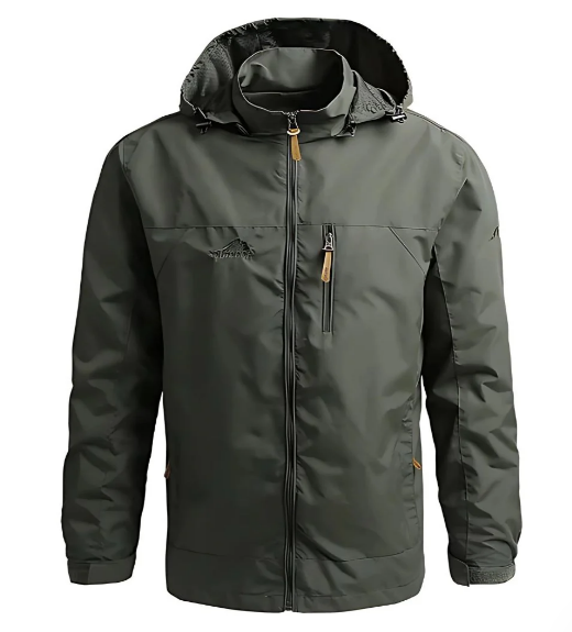 Ethan Veste Homme – Veste Imperméable Outdoor avec Capuche Ajustable & Multi-Poches