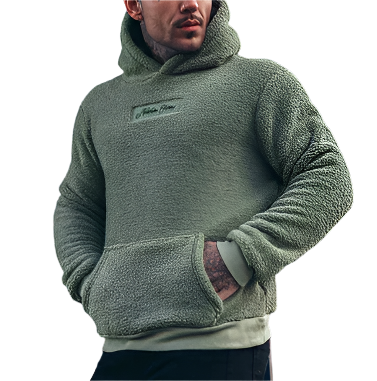 Aelfwine Sweat à Capuche Homme – Hoodie Doux en Polaire avec Poche Kangourou & Doublure Confortable