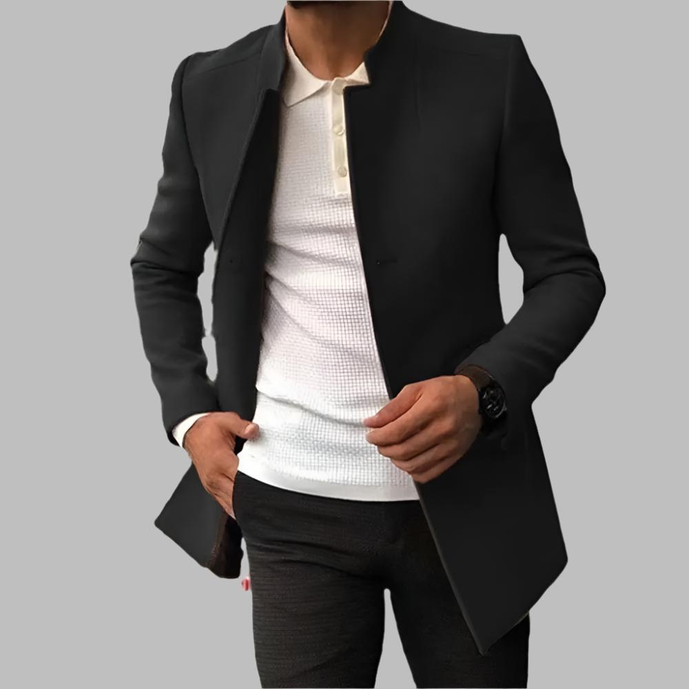 Cappotto da uomo Alain: elegante cappotto in morbida e confortevole lana dallo stile senza tempo