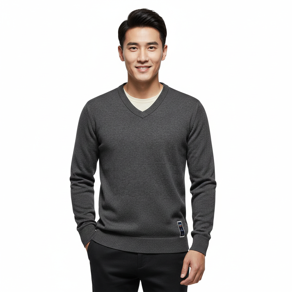 Koen Pánsky Pulóver Bežný Elegantný – Mäkká Priedušná Tkanina & Všestranný Štýl