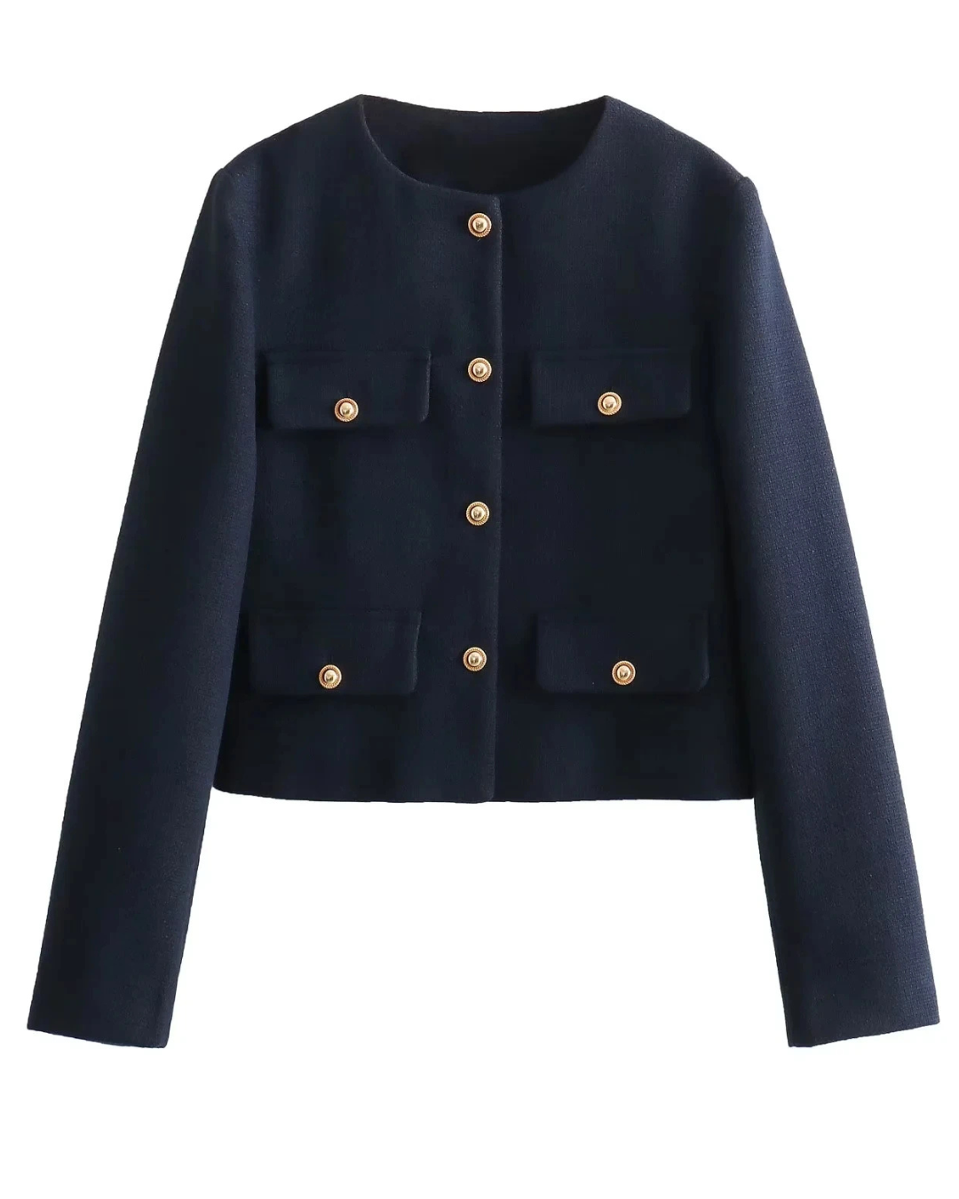 Giacca di lusso da donna Sara - Giacca aderente con bottoni dorati e silhouette elegante 