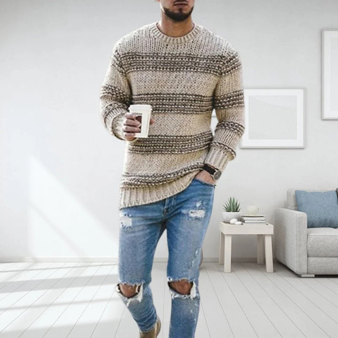 Aero Pull Homme – Tricot Épais Chaud & Confortable au Style Moderne Élégant