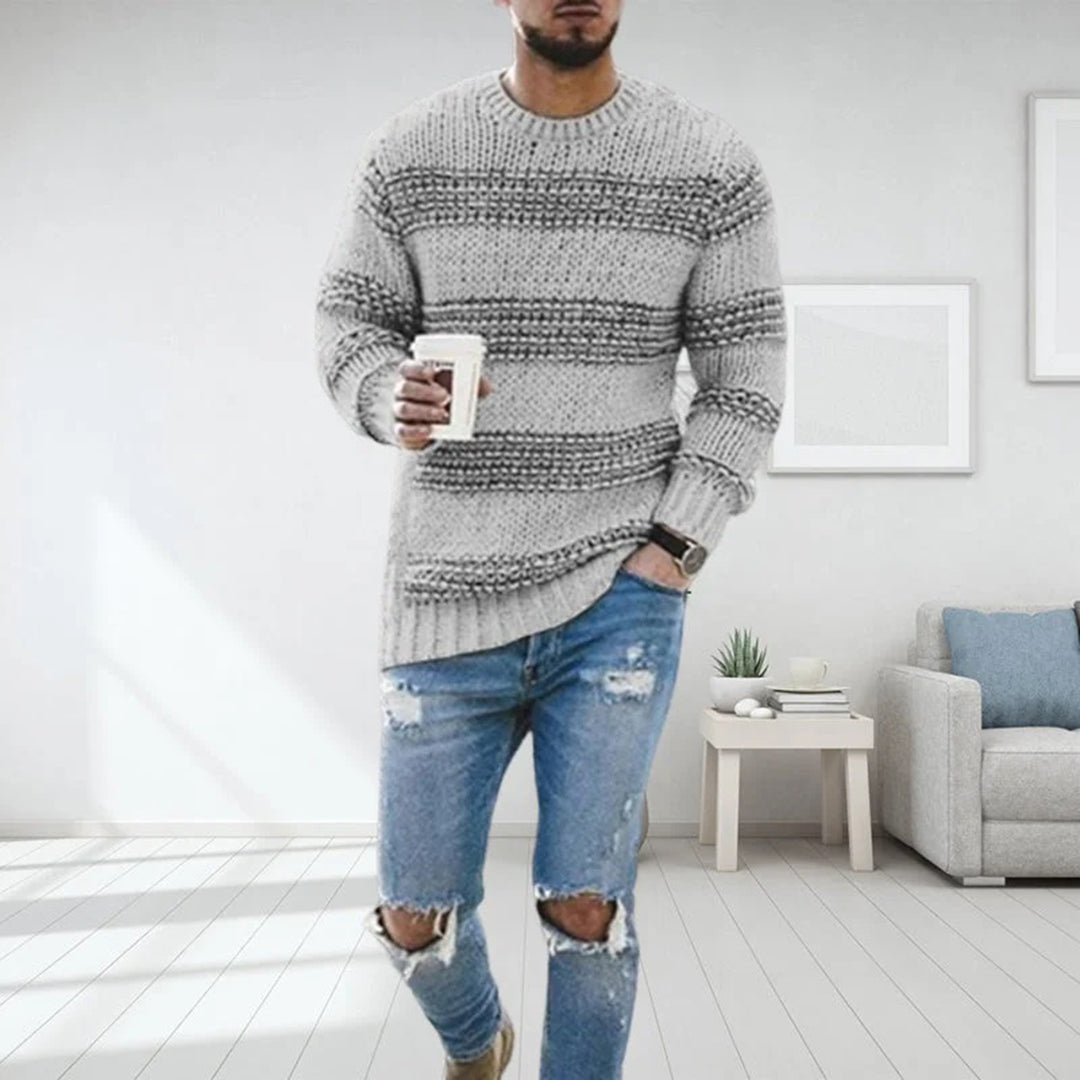 Aero Pull Homme – Tricot Épais Chaud & Confortable au Style Moderne Élégant