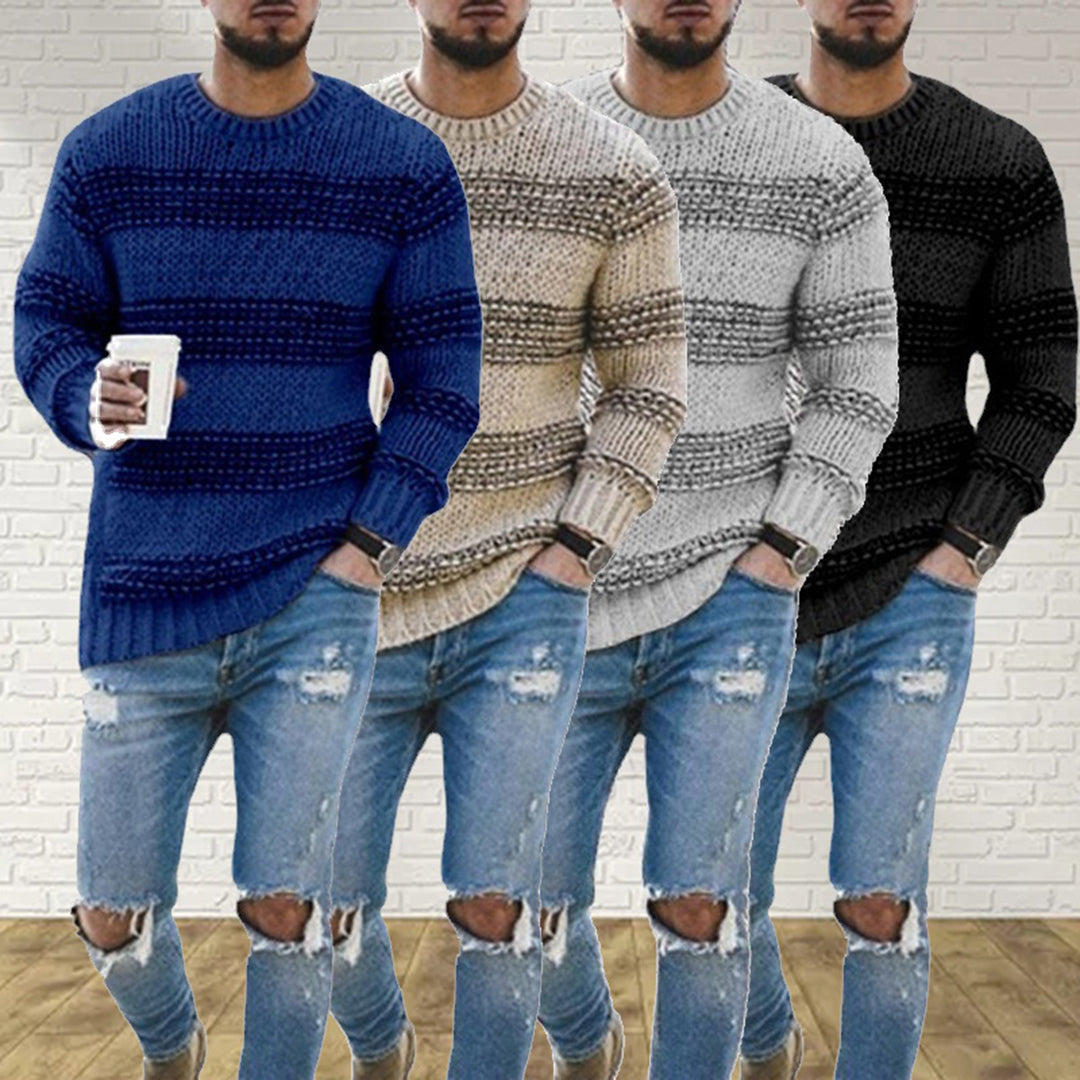 Aero Pull Homme – Tricot Épais Chaud & Confortable au Style Moderne Élégant