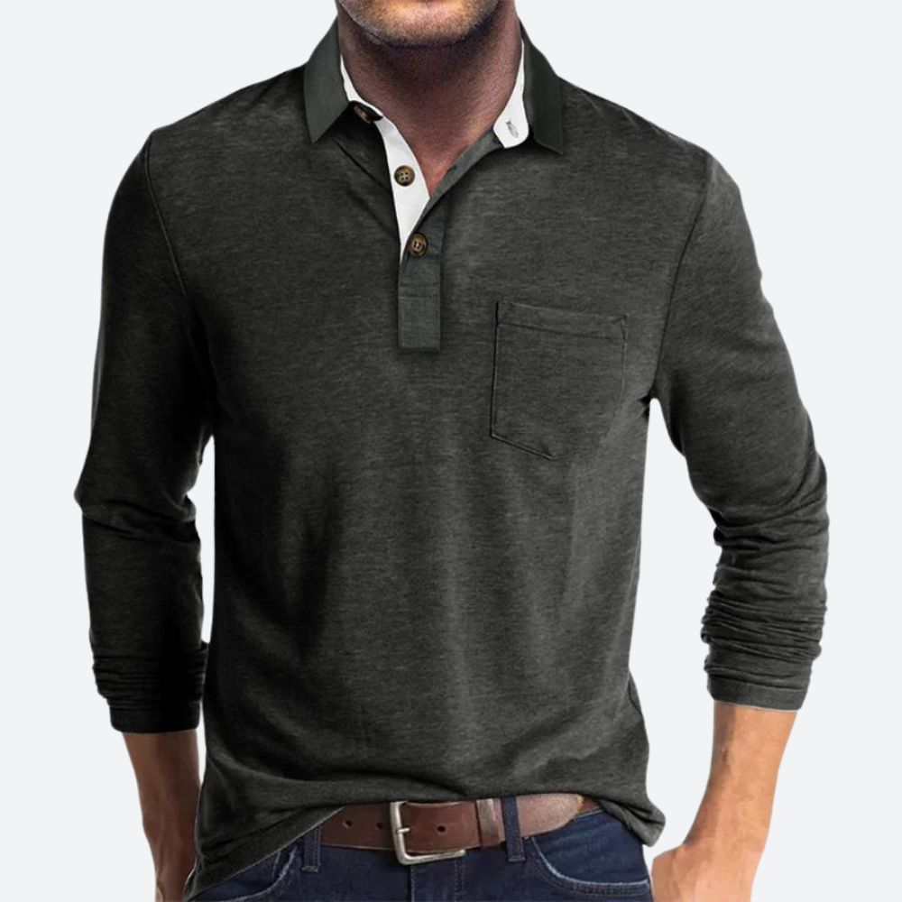 Lito Polo Uomo – Polo in cotone traspirante, elegante e confortevole, dallo stile moderno