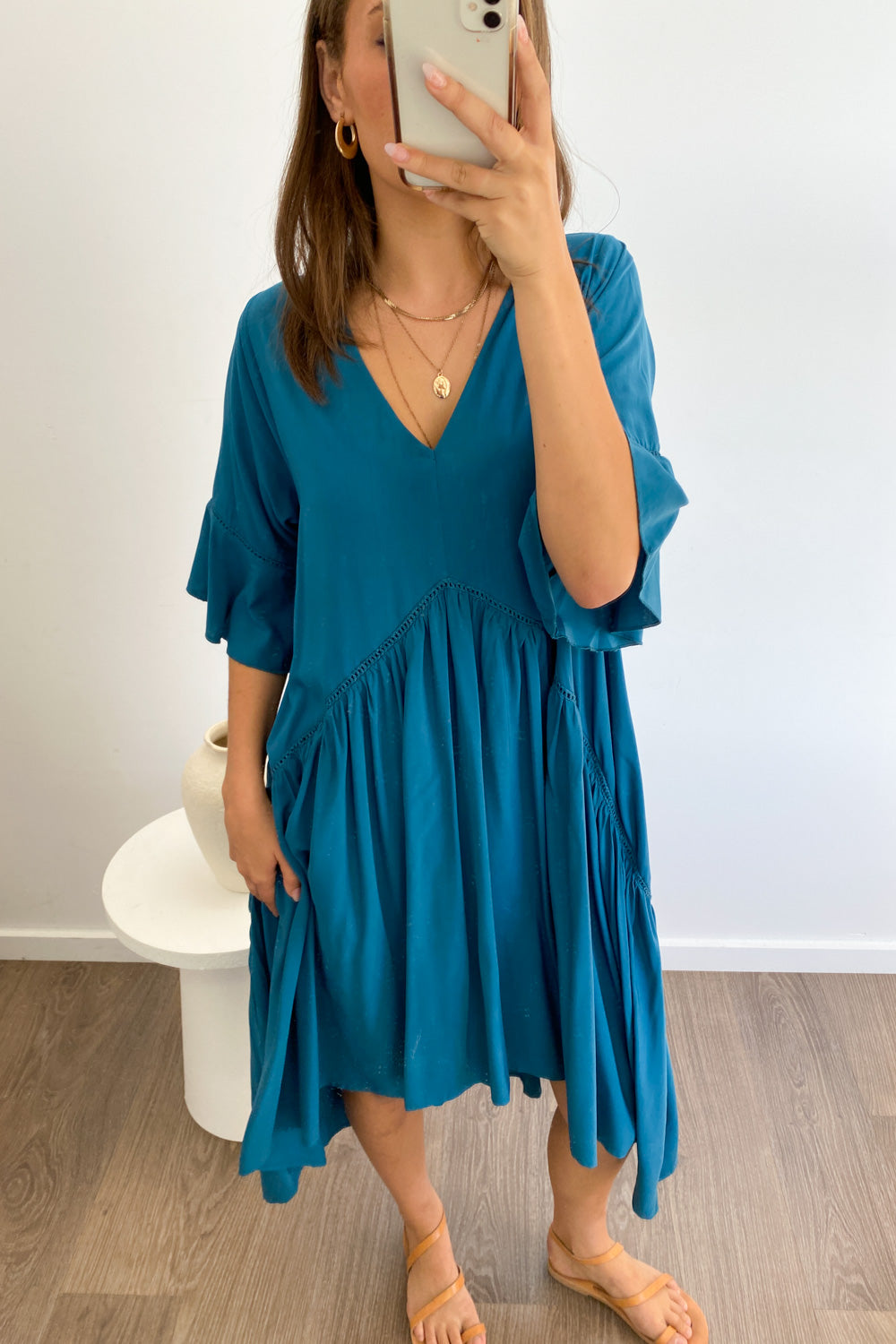 Laguna Robe Oversize Femme – Robe d'Été Aérée avec Coupe Ample & Design Minimaliste