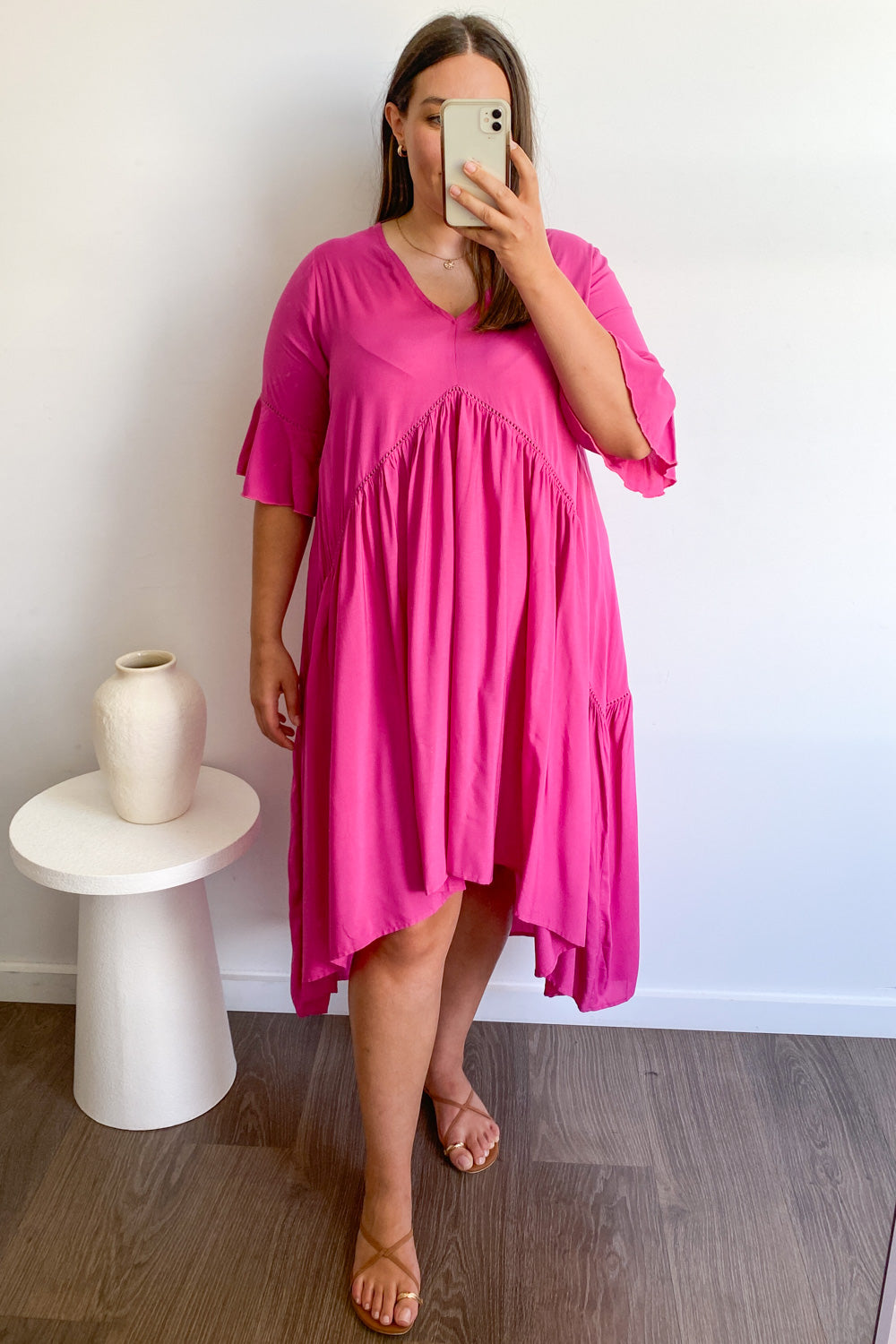 Laguna Robe Oversize Femme – Robe d'Été Aérée avec Coupe Ample & Design Minimaliste