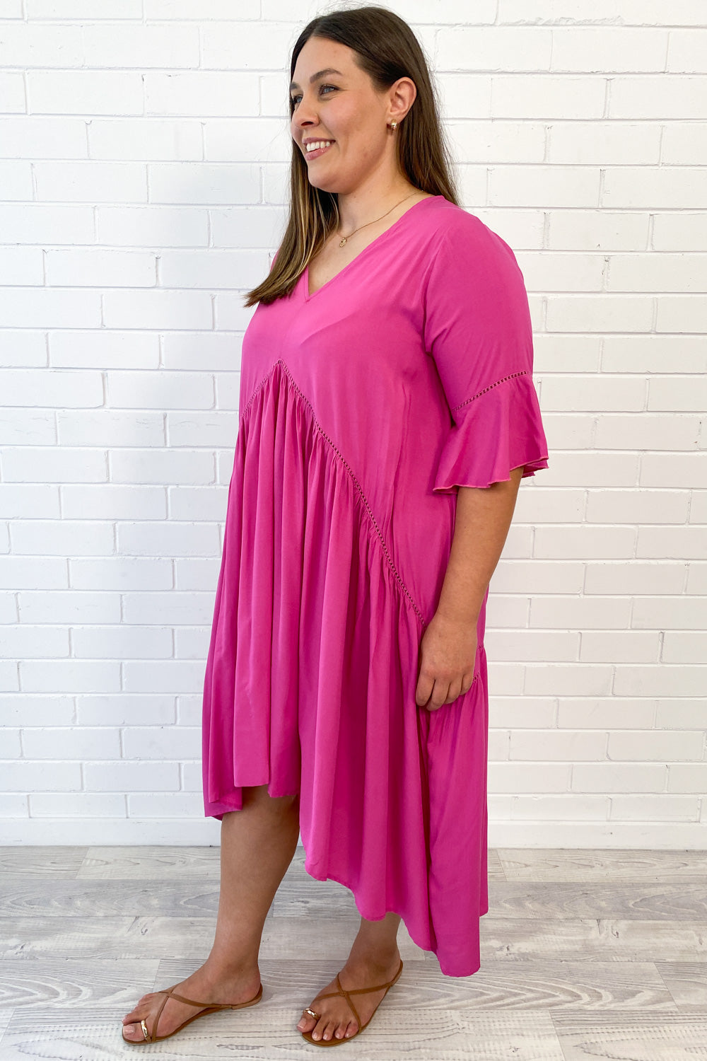 Laguna Robe Oversize Femme – Robe d'Été Aérée avec Coupe Ample & Design Minimaliste