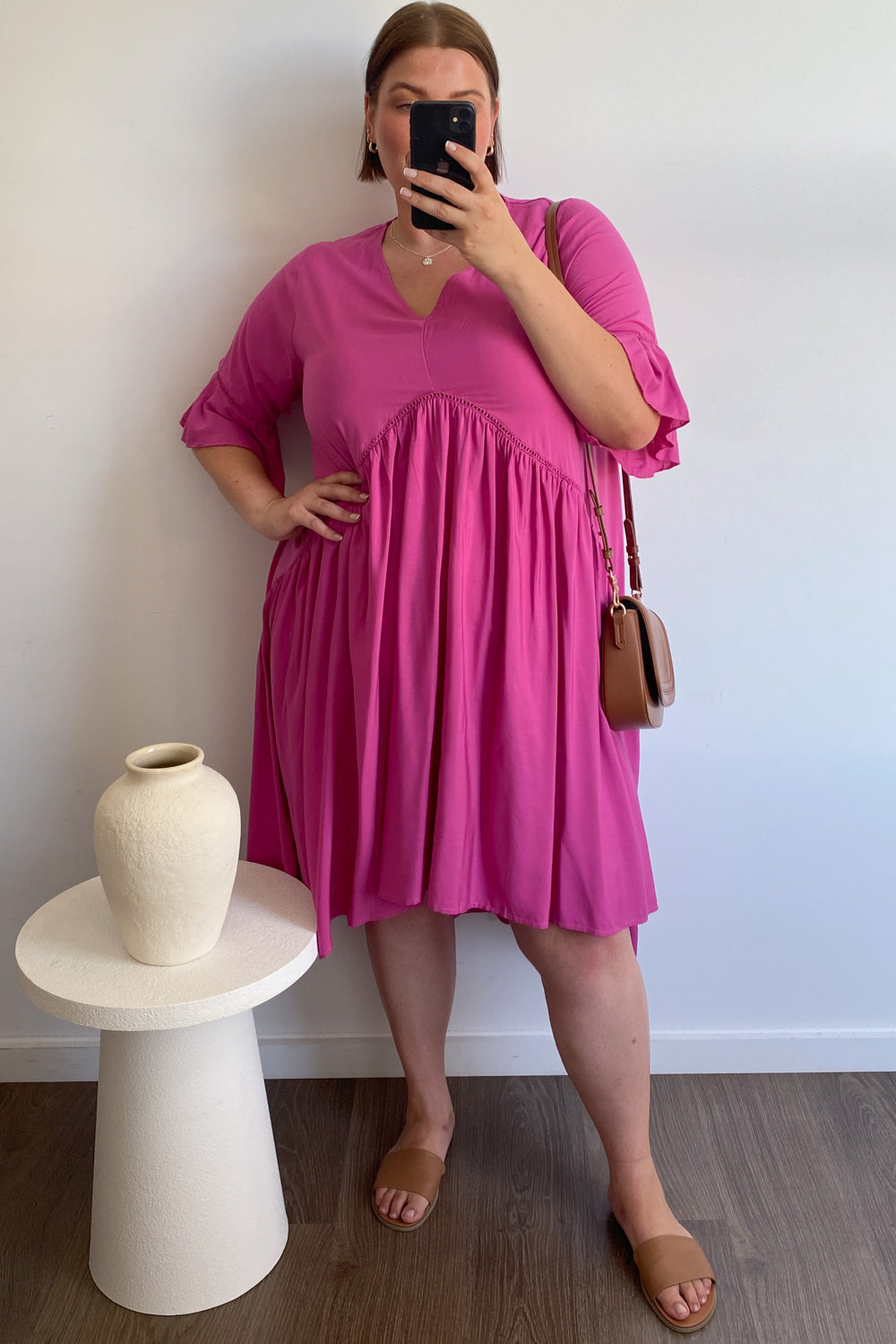 Laguna Robe Oversize Femme – Robe d'Été Aérée avec Coupe Ample & Design Minimaliste
