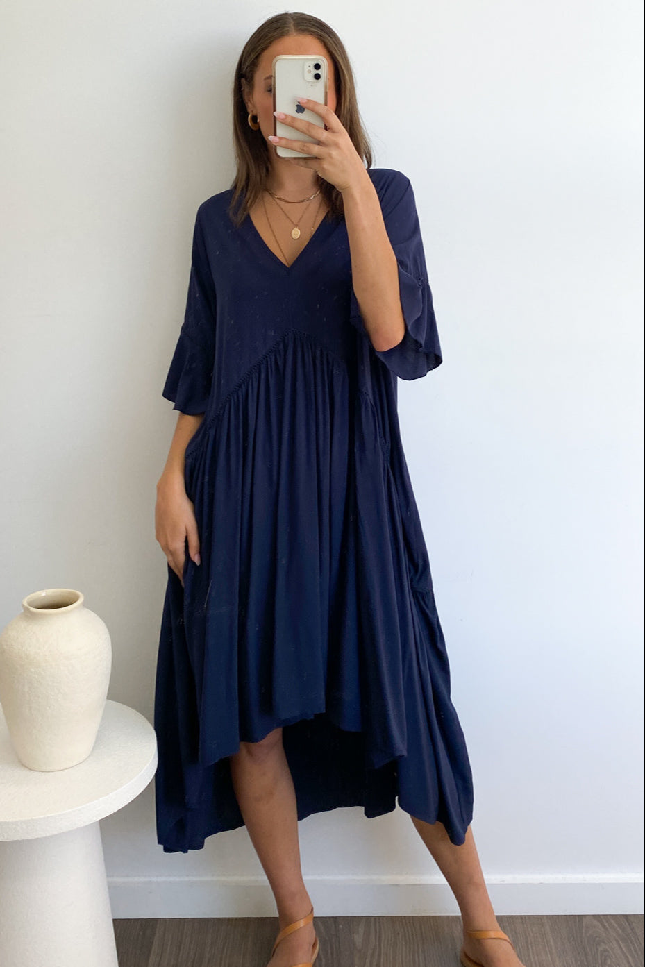 Laguna Robe Oversize Femme – Robe d'Été Aérée avec Coupe Ample & Design Minimaliste