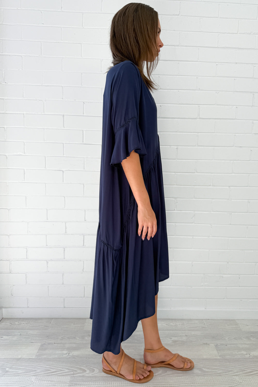 Laguna Robe Oversize Femme – Robe d'Été Aérée avec Coupe Ample & Design Minimaliste