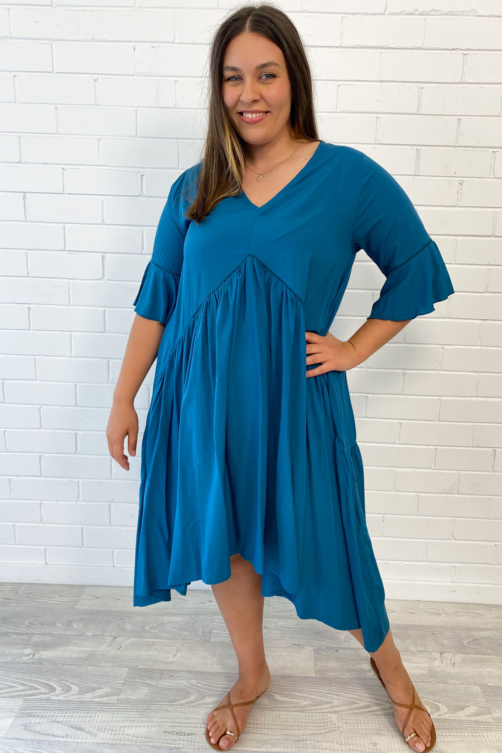 Laguna Robe Oversize Femme – Robe d'Été Aérée avec Coupe Ample & Design Minimaliste