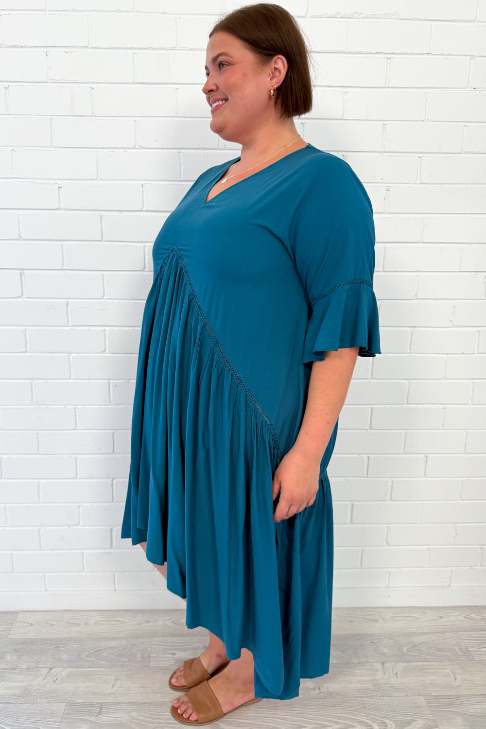 Laguna Robe Oversize Femme – Robe d'Été Aérée avec Coupe Ample & Design Minimaliste