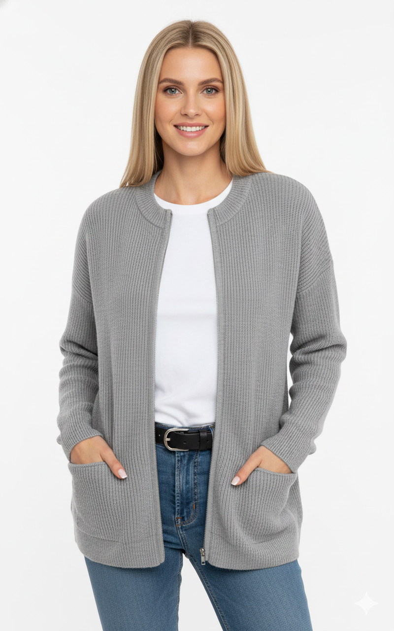 Layla Women's Vest – Soft Zipped Jacket with Comfortable Fit & Versatile Style