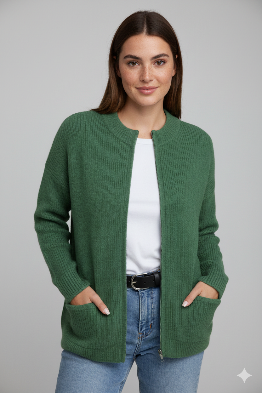 Layla Women's Vest – Soft Zipped Jacket with Comfortable Fit & Versatile Style