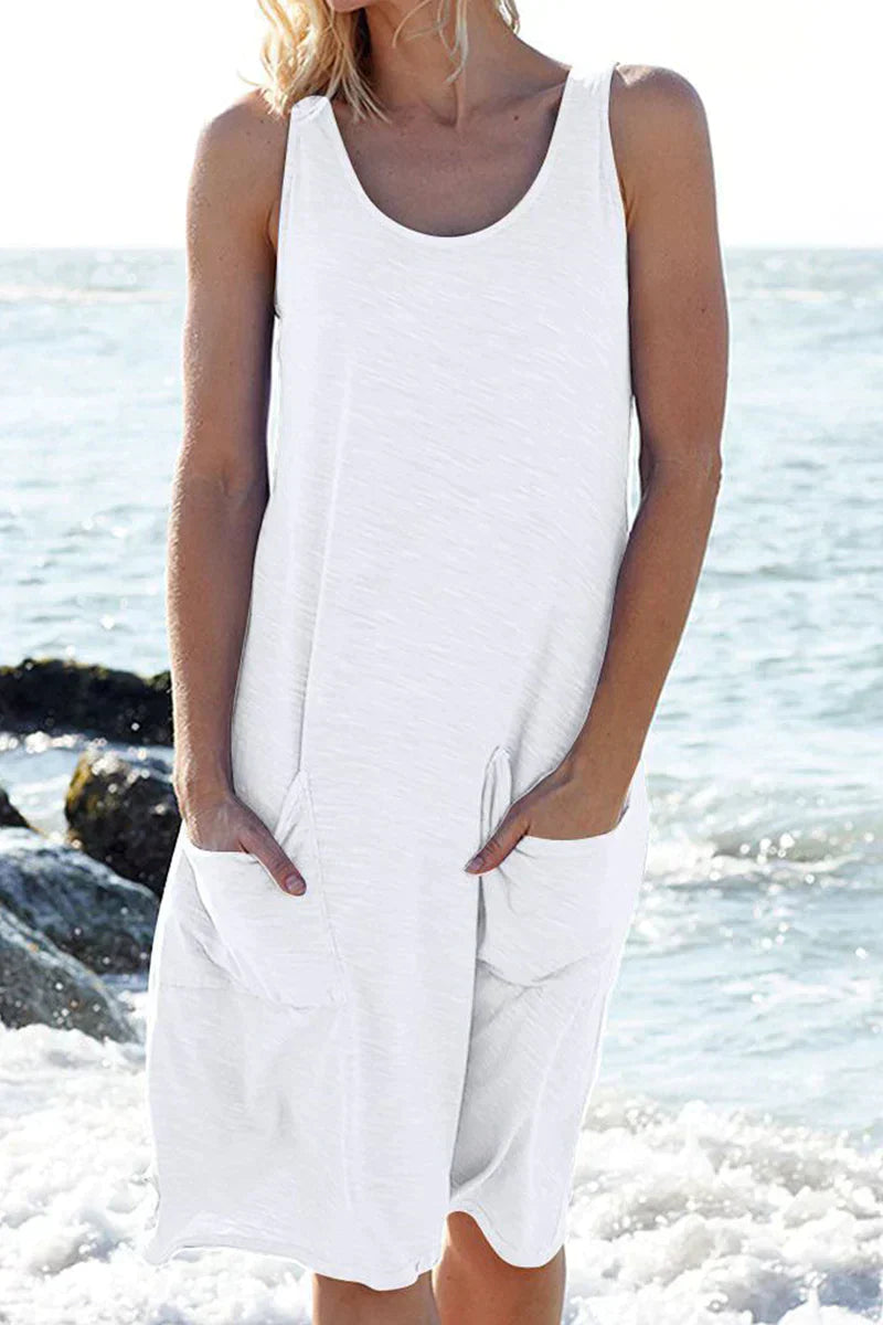 Kyrene Elegante Abito da Spiaggia – Abito leggero e arioso per un'estate chic e casual