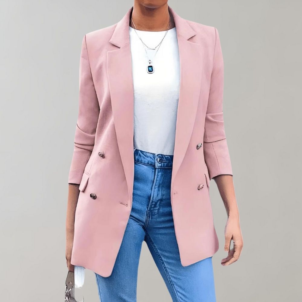 Blazer da donna Liina: giacca elegante e versatile in tessuto di alta qualità con uno stile senza tempo