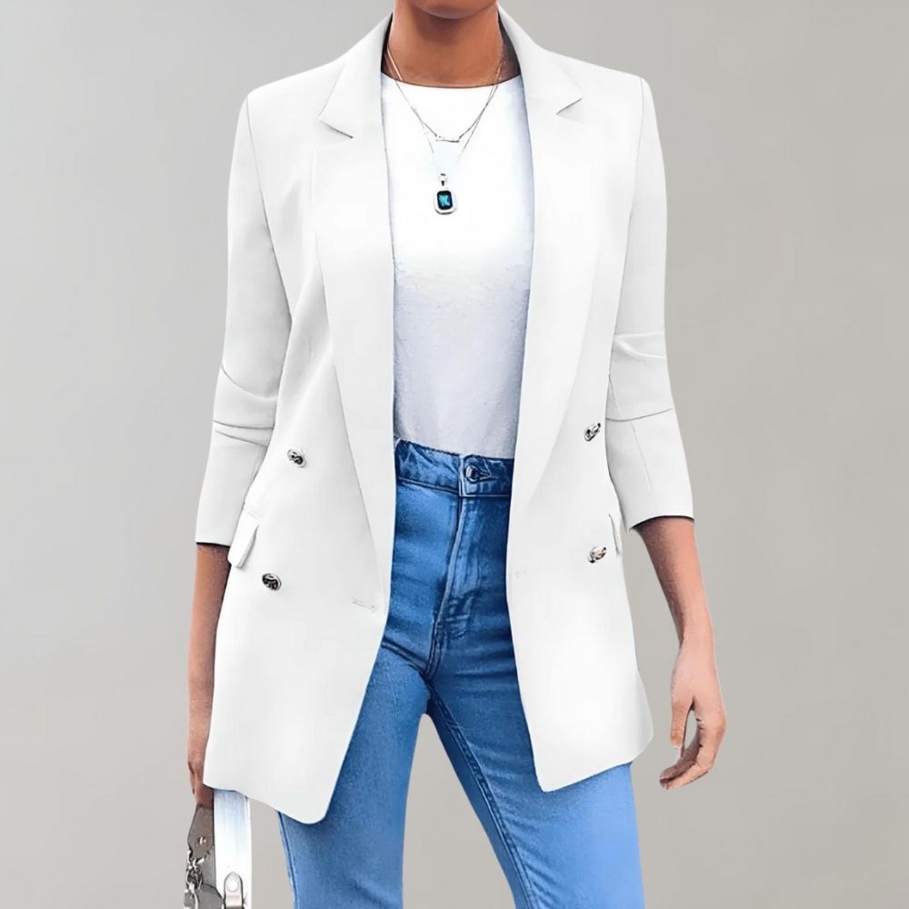 Blazer da donna Liina: giacca elegante e versatile in tessuto di alta qualità con uno stile senza tempo
