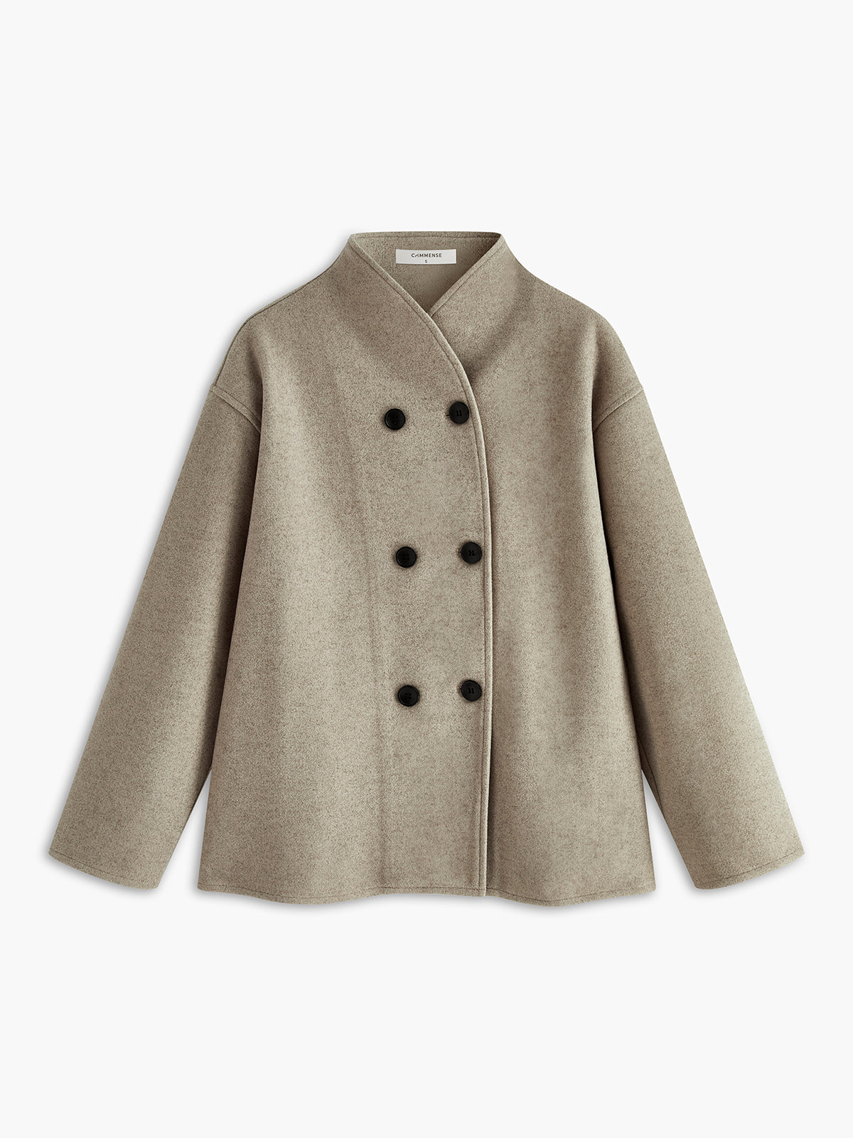 Louisa Manteau Femme Automne Hiver – Chaud, Élégant avec Boutons et Coupe Décontractée