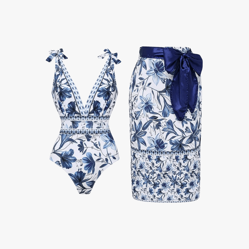 Costume da bagno da donna Elana – Costume intero senza maniche in poliestere con coppe rimovibili