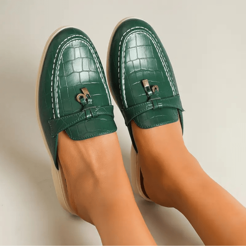 Mules slip-on da donna Lydia - Mules senza tacco con fibbia chic e suola comoda