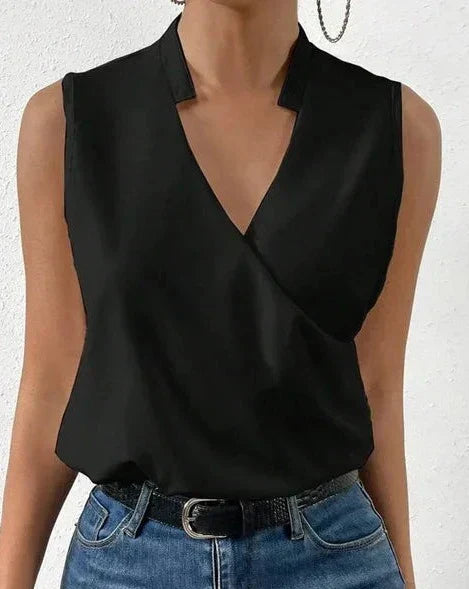 Camicetta senza maniche da donna Lisette - Vestibilità elegante e lusinghiera per outfit casual e da ufficio