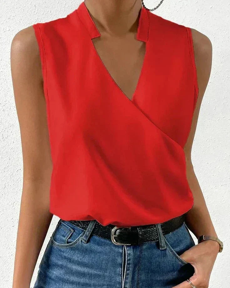 Camicetta senza maniche da donna Lisette - Vestibilità elegante e lusinghiera per outfit casual e da ufficio