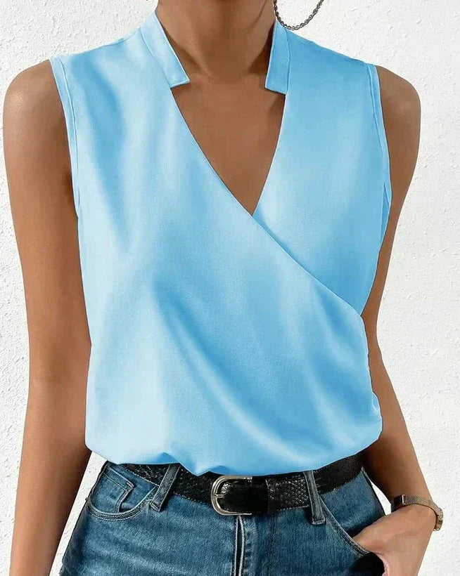 Camicetta senza maniche da donna Lisette - Vestibilità elegante e lusinghiera per outfit casual e da ufficio