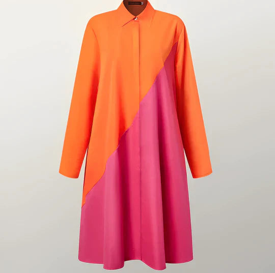 Abito camicia da donna Jasmine - Elegante abito camicia con vestibilità comoda e design elegante
