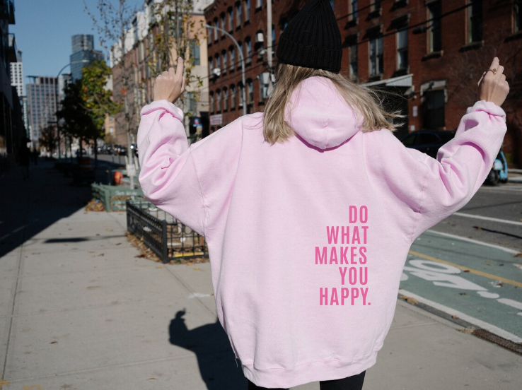 Felpa da donna Gisele: comoda e trendy felpa oversize con cappuccio