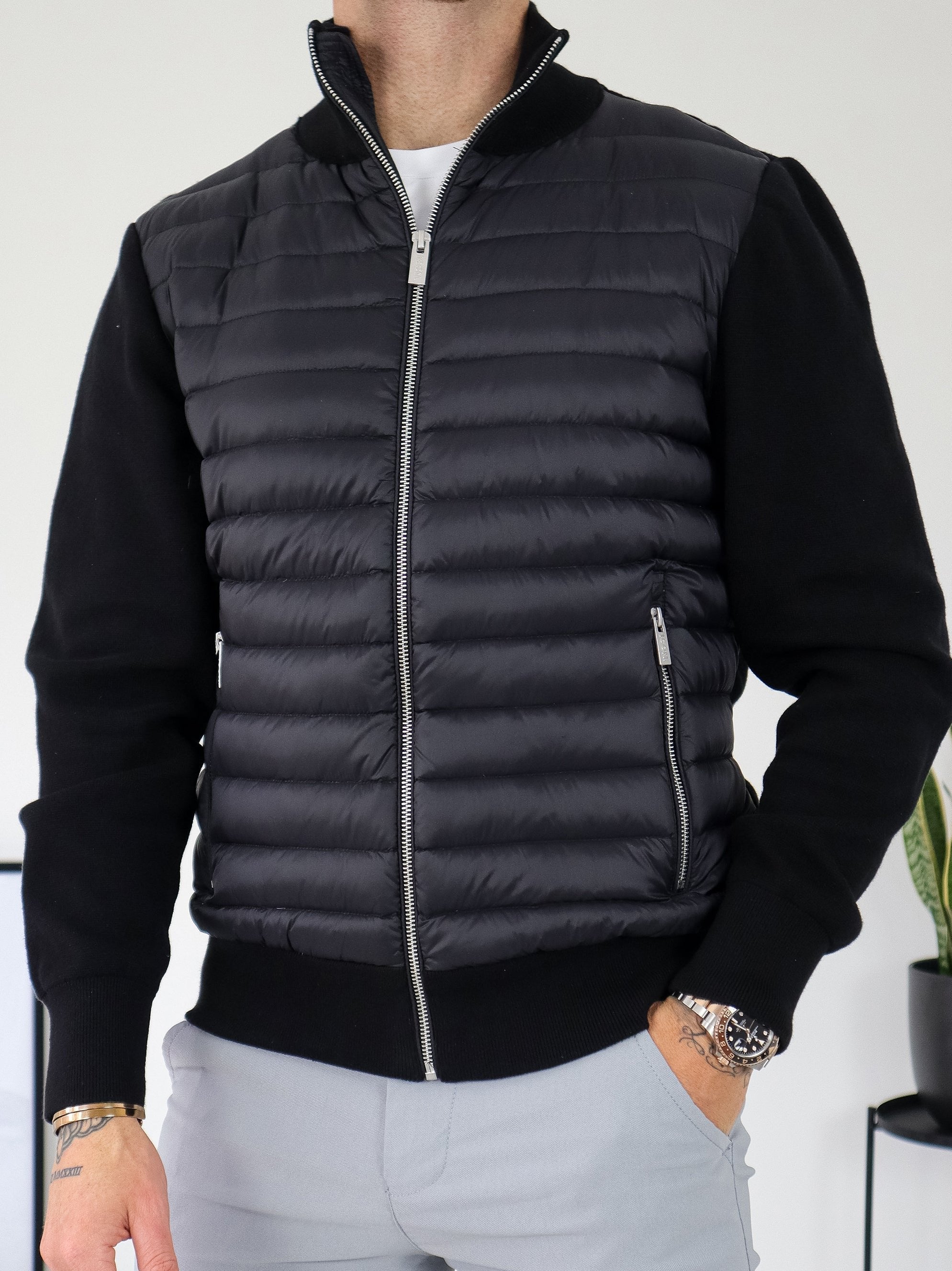 Xian Veste Hybride Homme – Coupe Ajustée, Manches Amovibles & Style Polyvalent