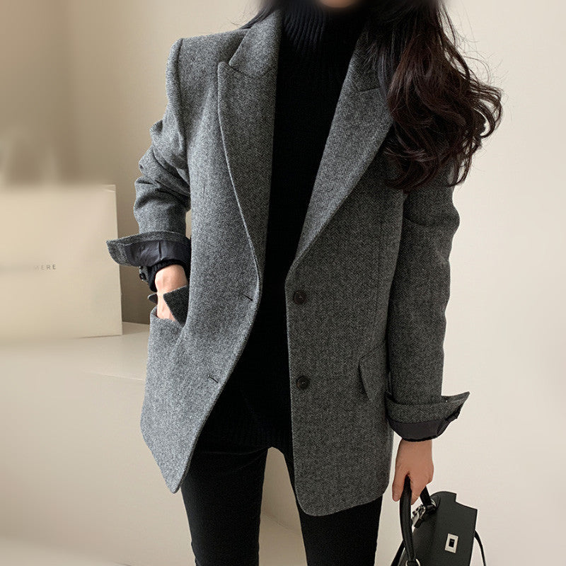 Kennedi Veste Femme – Blazer Classique Élégant et Polyvalent pour Tenues Décontractées & Formelles