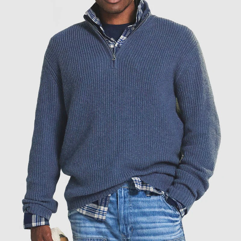 Maglione in cotone da uomo Jérôme - Felpa con zip comoda ed elegante da indossare tutti i giorni