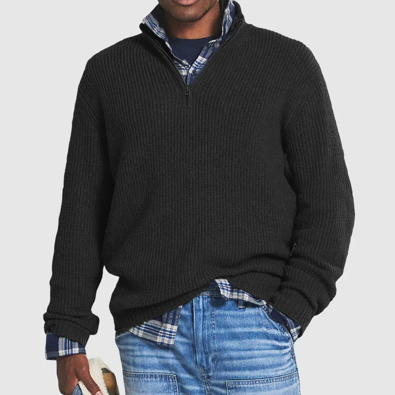 Maglione in cotone da uomo Jérôme - Felpa con zip comoda ed elegante da indossare tutti i giorni