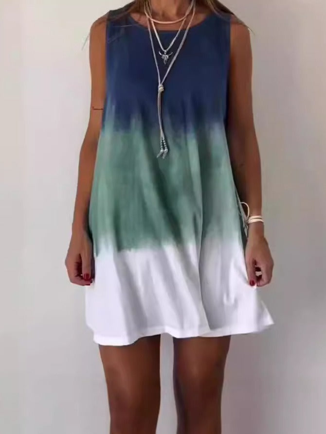 Abito estivo da donna Odette - Abito casual senza maniche con vestibilità leggera per rilassanti giornate estive