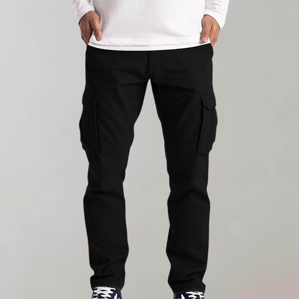 Pantaloni da uomo Bryan - Pantaloni cargo comodi e alla moda con pratiche tasche