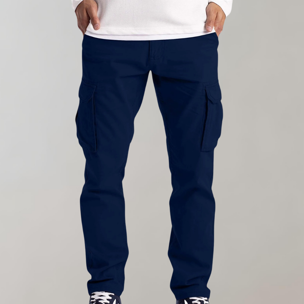 Pantaloni da uomo Bryan - Pantaloni cargo comodi e alla moda con pratiche tasche