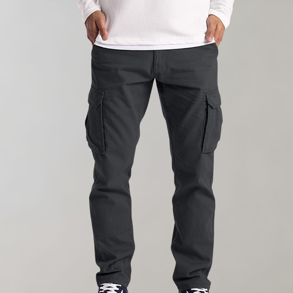 Pantaloni da uomo Bryan - Pantaloni cargo comodi e alla moda con pratiche tasche