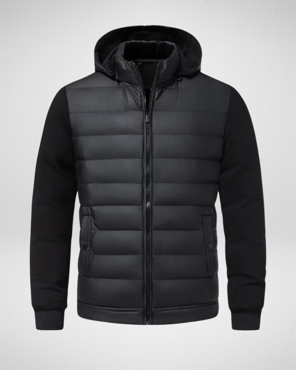 Benjamin Quilted Jacket Men – Lightweight Quilted Coat for Autumn & Winter with Zipper & Pockets