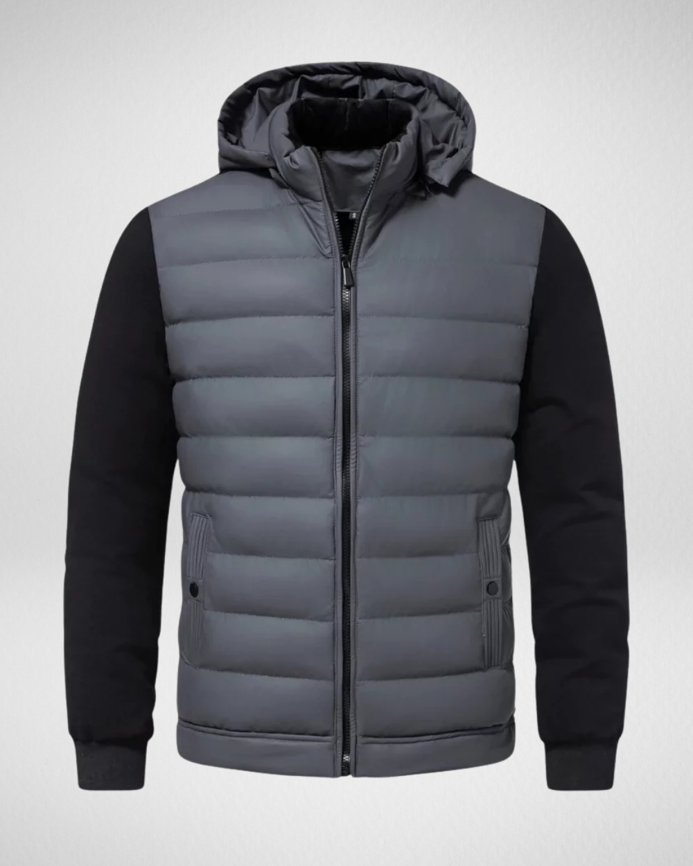 Benjamin Quilted Jacket Men – Lightweight Quilted Coat for Autumn & Winter with Zipper & Pockets