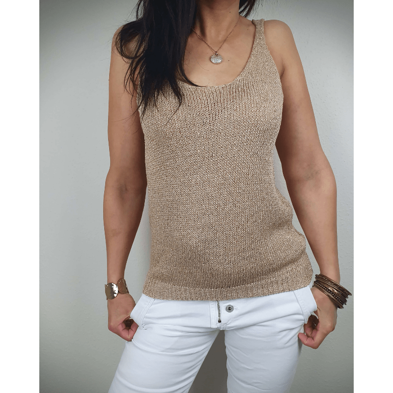 Top senza maniche da donna Polina – Maglia morbida e traspirante, vestibilità elegante e valorizzante