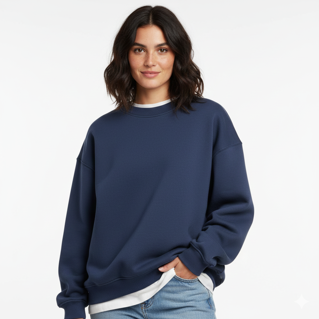 Rosie Pull Oversize Donna – Felpa Confortevole a Girocollo con Maniche Lunghe e Taglio Casual