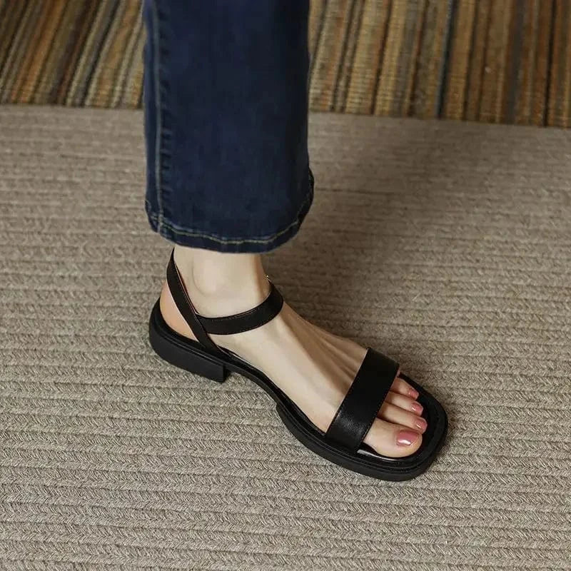 Sandali in pelle da donna Celine - Eleganti sandali in pelle con comfort superiore per l'estate